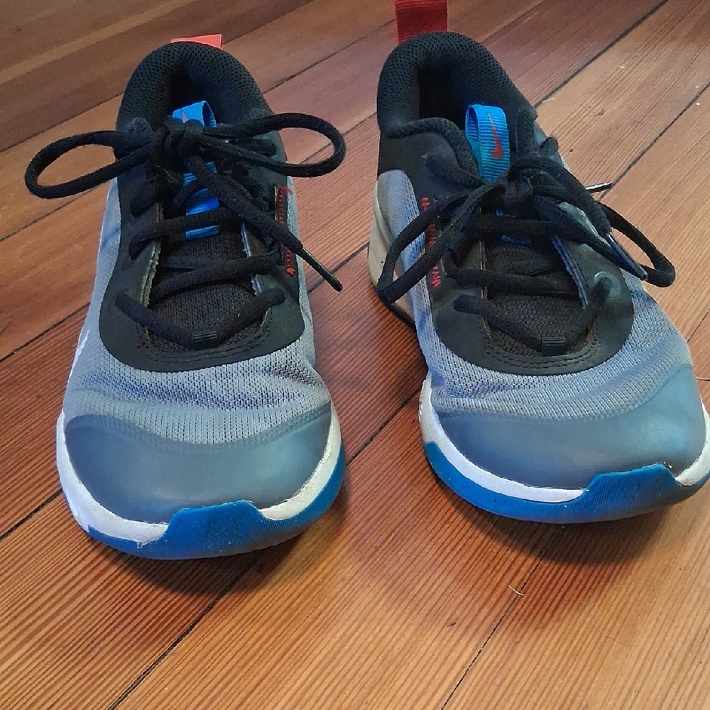 Nike Black and Blue Running Shoes